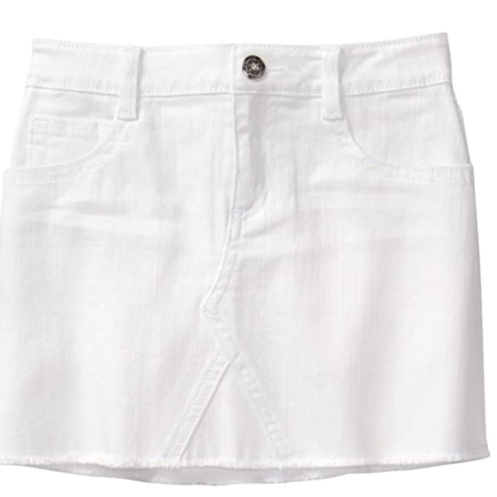 Crazy 8 Girls' Raw Hem Denim Skirt